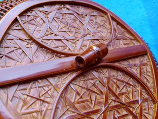 CAJA DE BAMBÚ HEXAGONAL