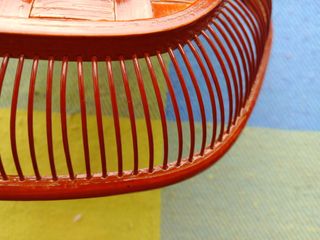 CAJA DE BAMBÚ HEXAGONAL