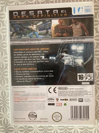 Videojuego X-Men Orígenes. Lobezno. WII