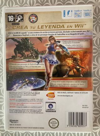 Videojuego Soulcalibur Legends. WII