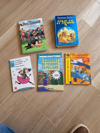 LIBROS NIÑO/A +7 AÑOS. LOTE 1