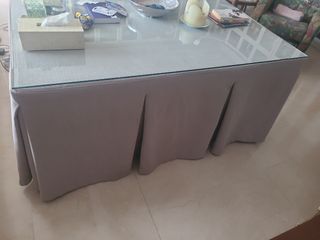Gran Mesa de forja regulable en altura 120x160.  