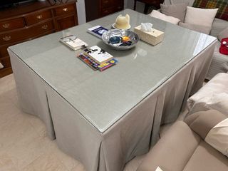 Gran Mesa de forja regulable en altura 120x160.  