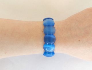 Bracciale nuovo con pietre celesti