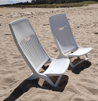 Sillas plegables respaldo alto playa 