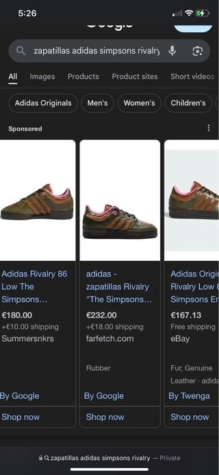 Zapatillas Adidas RIVALRY 86 LOW THE SIMPSONS WEREWOLF FLANDERS