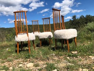 Sillas diseño escandinavo vintage midcentury