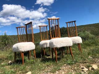 Sillas diseño escandinavo vintage midcentury