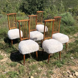 Sillas diseño escandinavo vintage midcentury