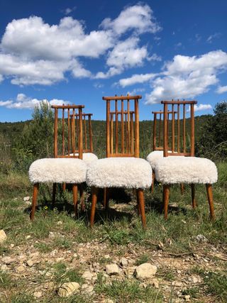 Sillas diseño escandinavo vintage midcentury