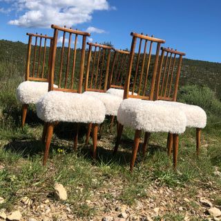 Sillas diseño escandinavo vintage midcentury