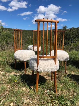 Sillas diseño escandinavo vintage midcentury