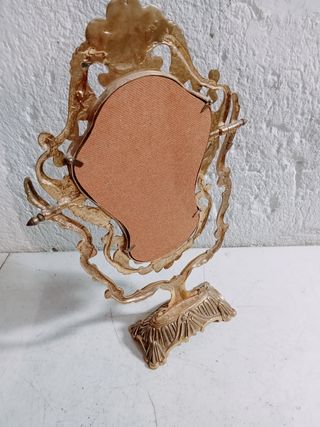 ANTIGUO ESPEJO ABATIBLE BRONCE B ESTADO