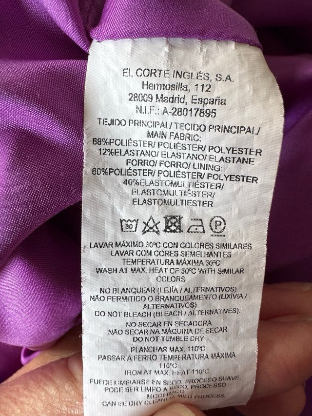 Mono buganvilla talla 36