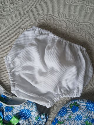 Conjunto Vestido capota y braga