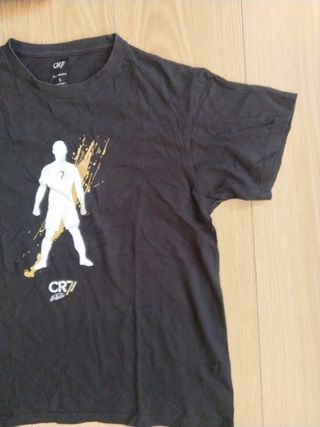 Camiseta negra Cristiano Ronaldo