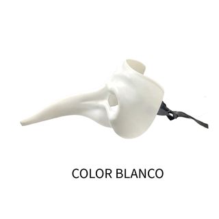 Máscara Médico de la peste Negra Blanco Adulto