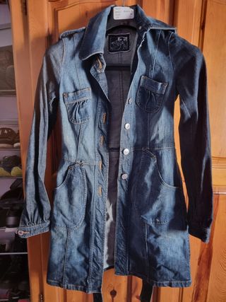 Gabardina vaquera mujer