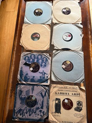 Coleccion discos de piedra