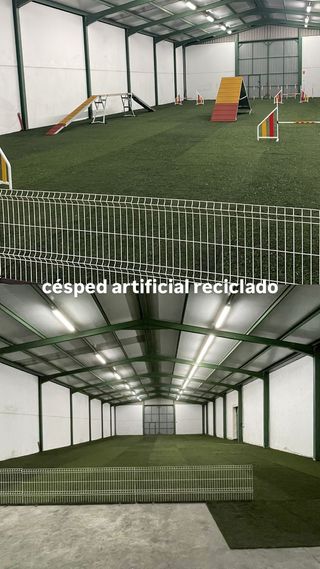 Césped artificial reciclado