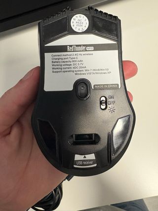 Raton gaming inalambrico nuevo.