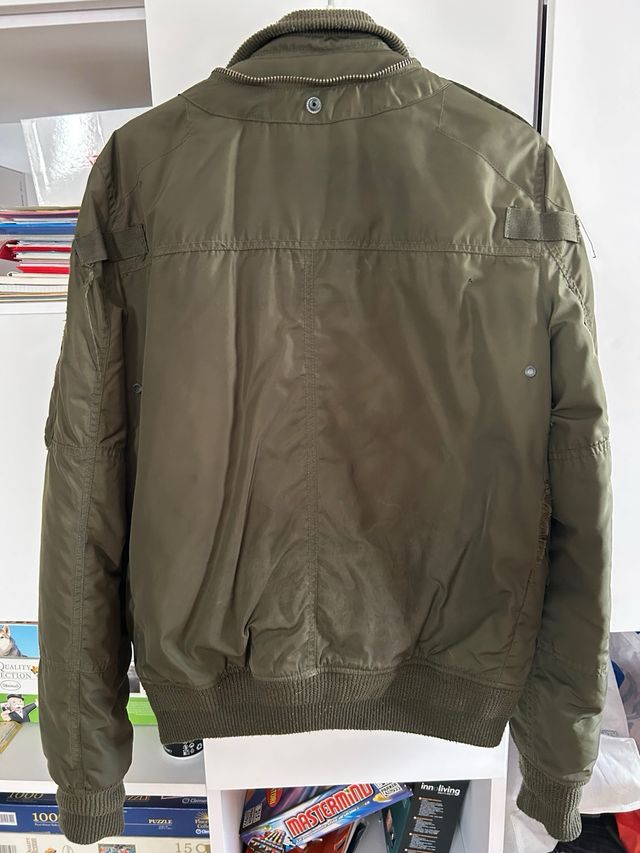 Giubbotto verde militare ragazzo taglia S