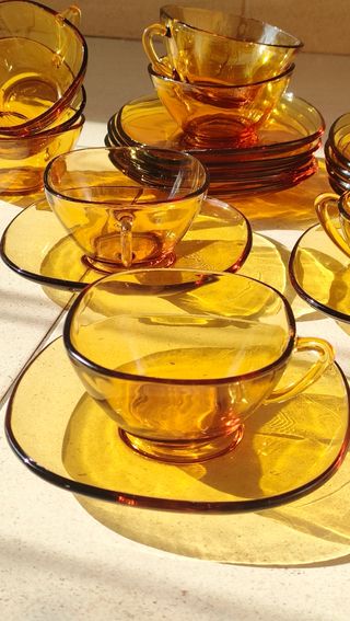 Juego de café Vereco vintage (set 12)