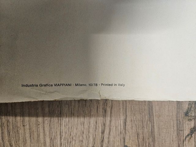 Fiorucci poster original 1978 milano