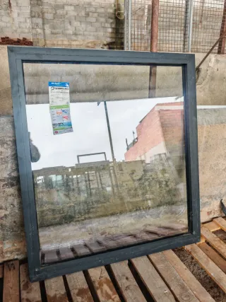 3 fijos aluminio negro forja