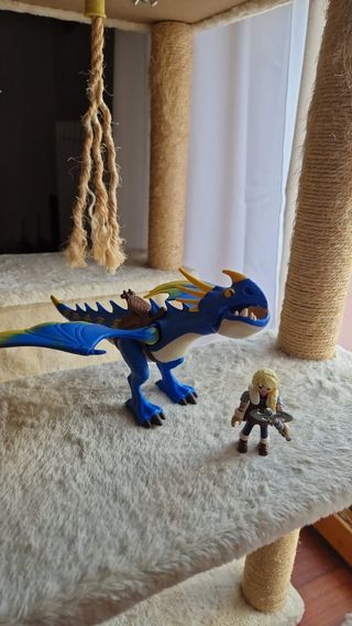 Dragón Playmovil azul y accesorios