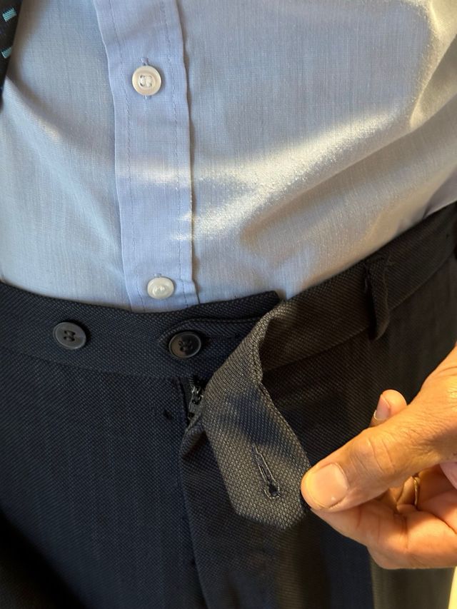 Conpleto blu scuro machile taglia 52