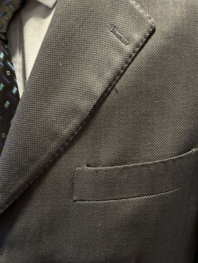 Conpleto blu scuro machile taglia 52