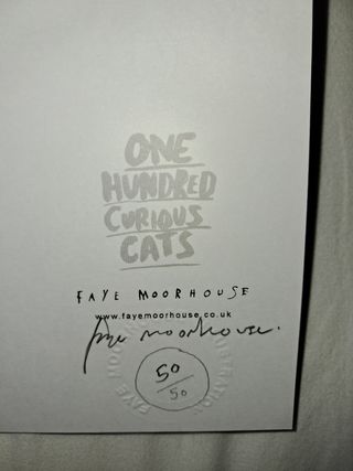 Libro e stampe gatti di Faye Moorhouse
