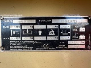 PLATAFORMA ELEVADORA ELECTRICA DE TIJERA DE 12,5 M