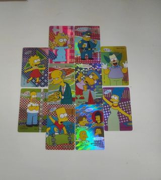 The Simpsons holo trading special card anno 1999