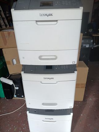 Impresora lexmar blanco Negro