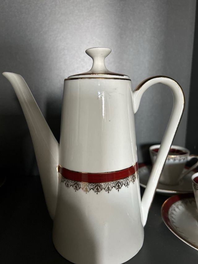 Juego de cafe de Limoges. vintage