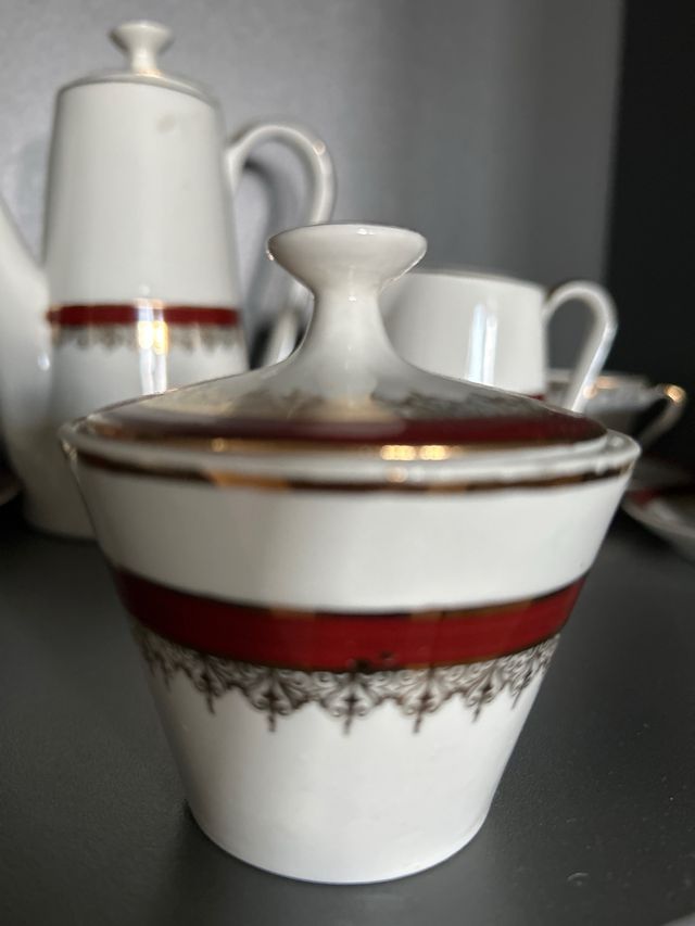 Juego de cafe de Limoges. vintage