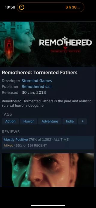 REMOTHERED TORMENTED FATHERS STEAM KEY PC
