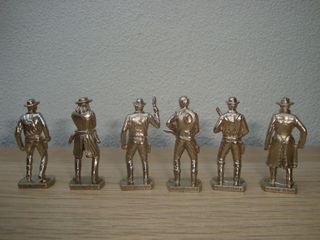 Soldatini Kinder Metal Ferro - COWBOY Nichel - Fer