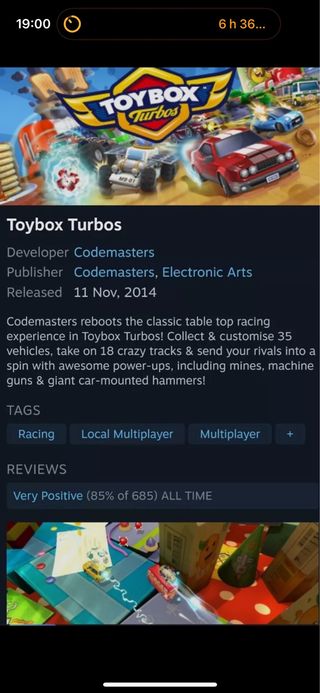 TOYBOX TURBO STEAM KEY PC