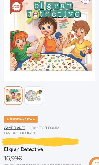 Juego el gran detective