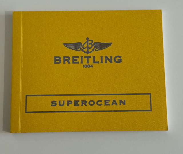 Breitling Superocean Manual original