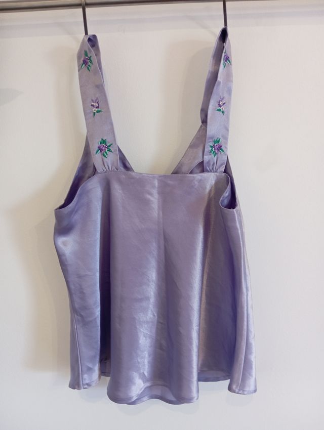 Camisola pijama lencero mujer