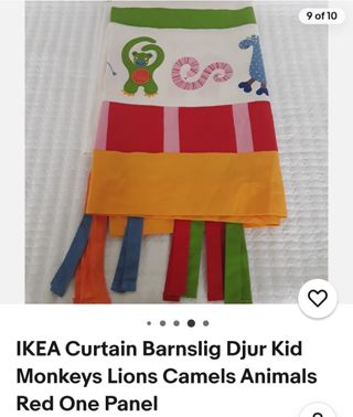 Cortinas infantil Ikea y cuadros