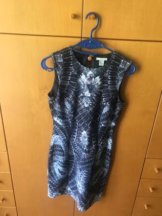 Abito fantasia grigio-nero H&M TG. 42