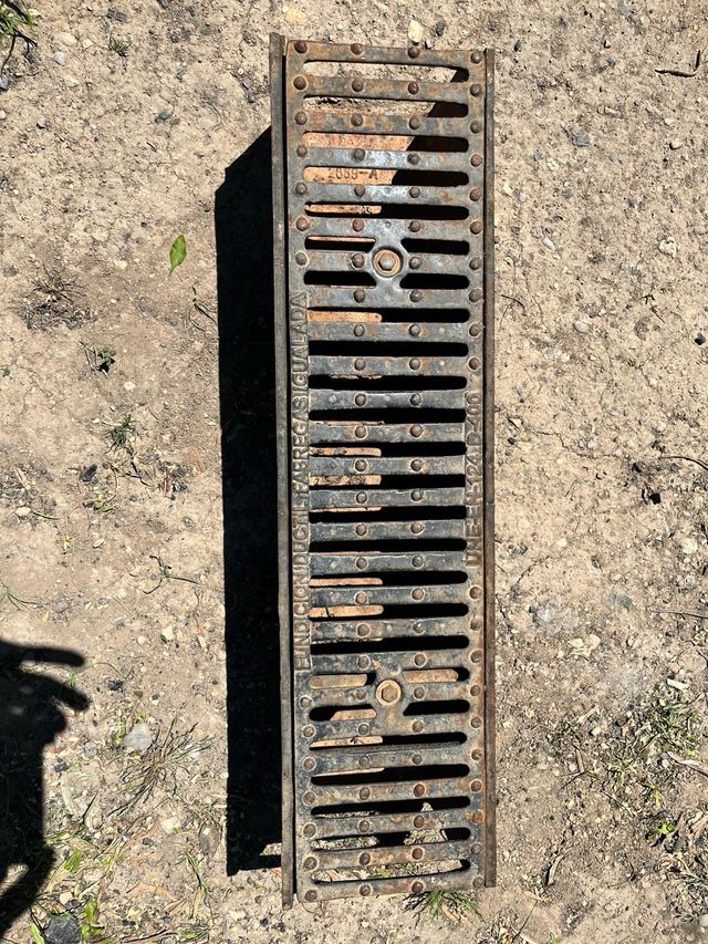 Rejilla para agua canaleta