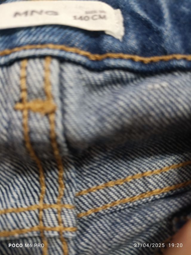 Pantalón baquero niña