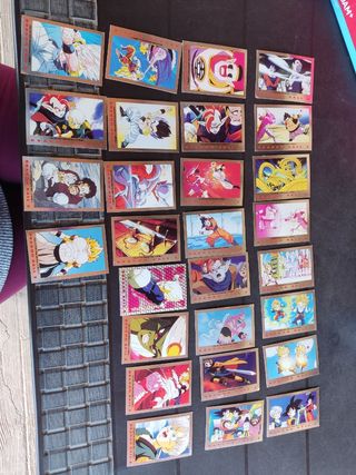 Cartas Dragon ball Z serie 2 plata 1989