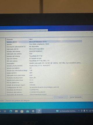 Portatil Acer TravelMate B117M 